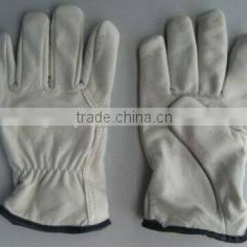 Cow Grain Leather Anti-Cut Glove