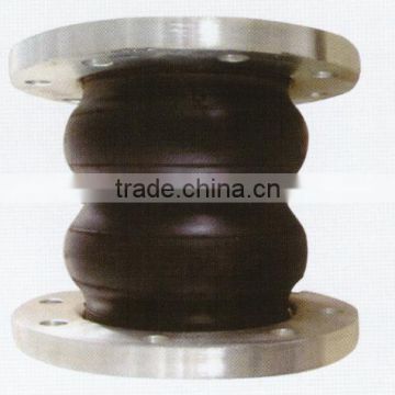 Double sphere rubber expansion joint