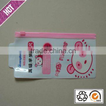 High Quality PVC Ruler Sets Bag Customized Plastic Ruler Packaging Bag for Students Waterproof PVC Bag