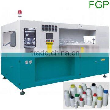 Low price PE round bottle extrusion blow moulding machine, detergent bottle blowing machine