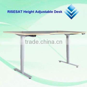 Ergonomic double-leg 3 segment Height Adjustable office table