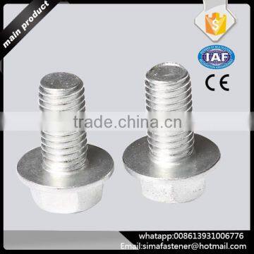 M18 Zinc Plated Hex Head Flange Bolt