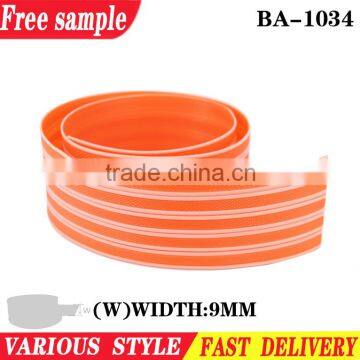 Orange color welt shoes surround for decorative