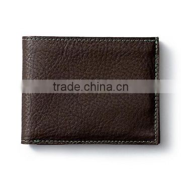 luxury Leather men's Bifold Wallet