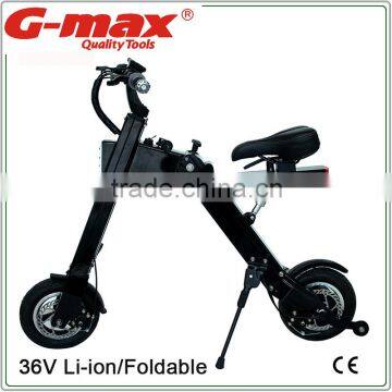 G-max New Arrival 36V Lithium Mini Foldable Electric Bike With 300W Brushless Motor GT-EB36