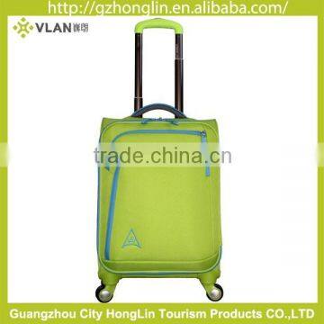 fashion trend style 4 spinner Wheels Soft Waterproof Nylon Built-in Trolley Luggage