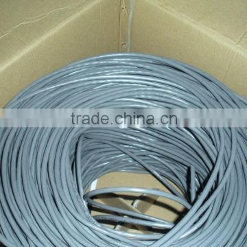 305m/box double jacket outdoor utp lan cat6 network cable,utp cat6 patch cables fulke test