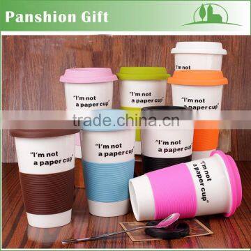 Double wall anti dumping ceramic mug