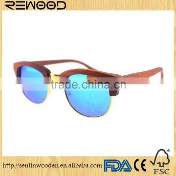 high quality handmade custom FDA&CE wholesale polarized wood sunglasses
