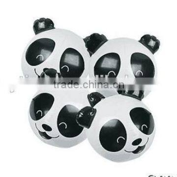 24" promotional white custom made panda beach ball