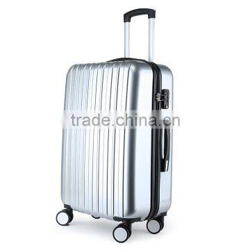 ABS PC 20inch zipper travel trolley eminent suitcase with TSA lock