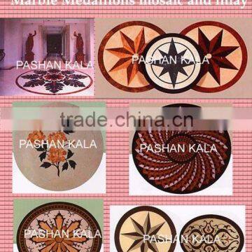 Marble Inlay Medallion home Decoration Flooring