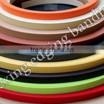 PVC plastic furniture edge banding tape qualified by ISO9001 HXS7114