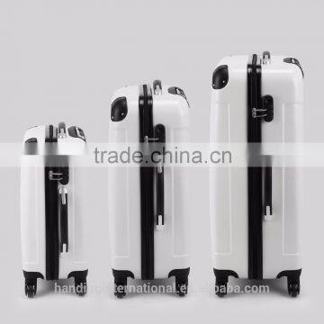 New 3PCS Silver Carry On Luggage Set Trolley Suitcase Travel Bag Spinner ABS PC photo-4