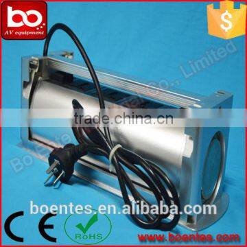 Aluminum Shell Desktop Manual Rotating Power Socket With VGA Outlet for Conference Furniture photo-4