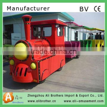 outdoor entertainment diesel park trackless road train