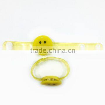 customized shape silicone bracelet/Funny LED silicone bracelets for kids