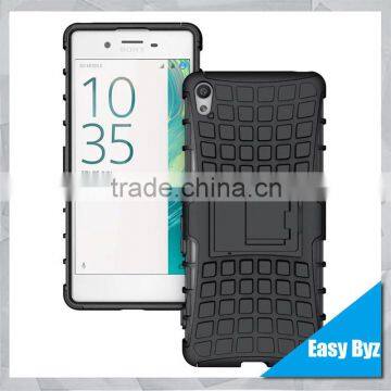 kickstand hard case for sony xa,armor shockproof case for sony xa