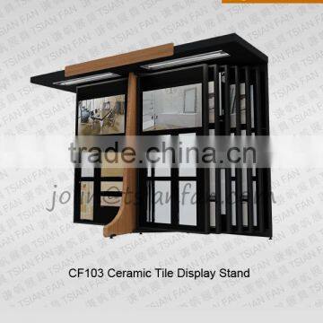 CF103 Tile Stone Display Rack / Page turning type rack