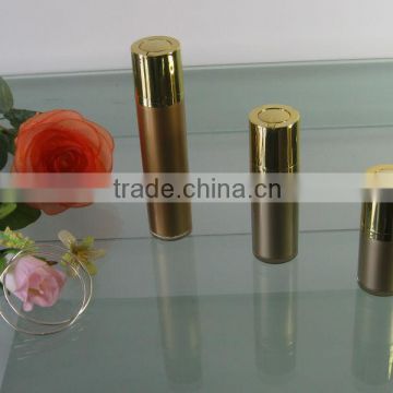 golden straight type airless bottle