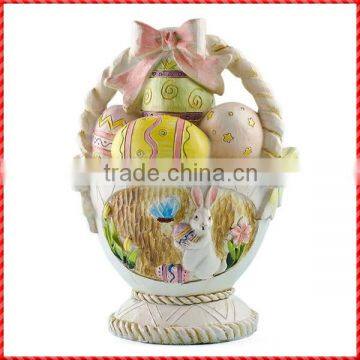 Custom decorative handmade Easter egg basket wholesale