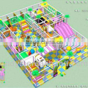 Colorfull and saftycheap indoor playground-soft playground