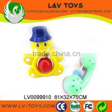 China wholesale 2 PCS cartoon baby bell ring for baby play with EN71 LV0099910