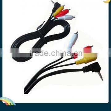 Wholesale 2RCA 3.5mm to av cable// component av cable,4rca plug to 4 rca plug