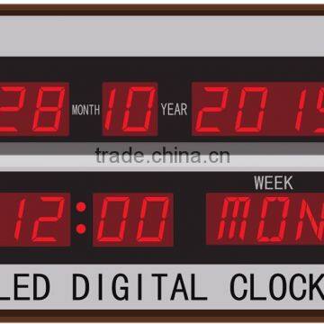 Digital calendar home decor indoor digital clock digital wall clock