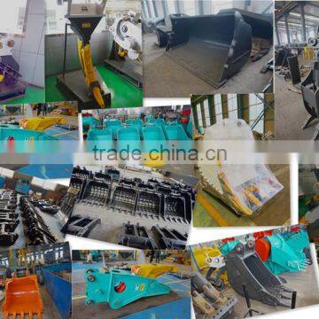 4.5/3.8CMB Hydraulic Bucket/Log Grapple/Breaking Hammer For Hydraulic KMQ PC750-6 Excavator