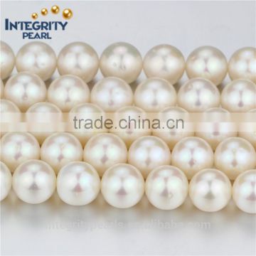 11mm huge AA- perfect round loose pearl strand freshwater bulk pearls