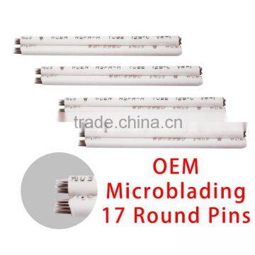 17 Round Pins Eyebrow Microblade