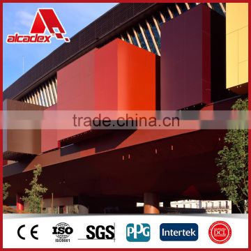 15 year guarantee Alcadex PVDF aluminium facade composite panel