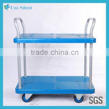 200kg uni-silent trolley with double arms made in china