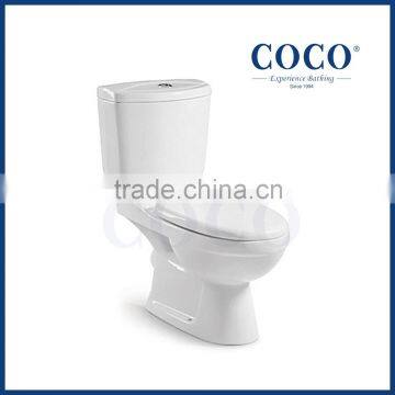 chinese bathroom ceramic washdown two piece wc toilet size