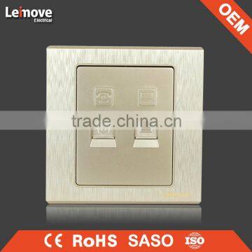 Woven Gold Finish One Gang One/two Way Wall Switch Arbitrary Point Switch photo-4