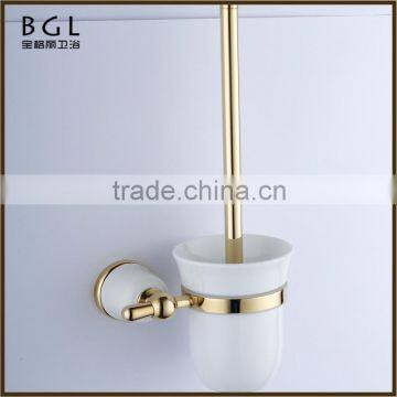 11650 bathroom design zinc alloy gold bathroom accessory toilet brush holder