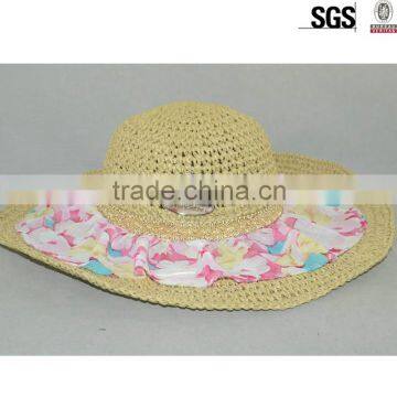 Hand Made Floppy Wholesale Paper Straw Hat photo-2