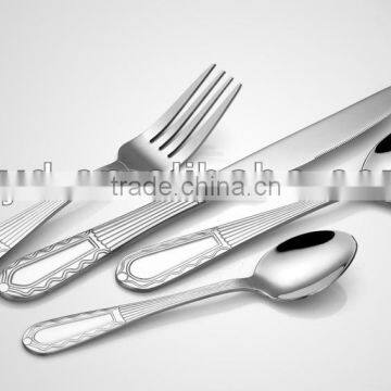 Breed diversity stainless steel dinner spoon,dinner knife and dinner fork