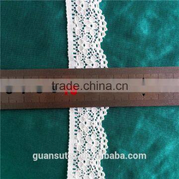 Best Price African French George White Lace Trimming, Polyester Elastic Fashion Trim Lace For Dresses photo-3