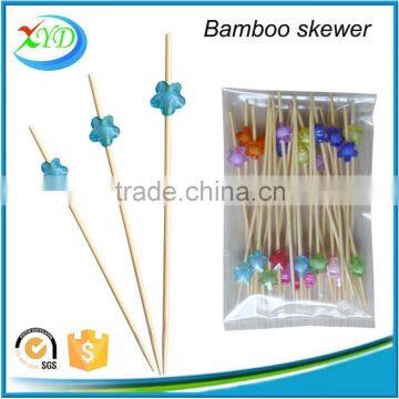Low price decorative bamboo fruit skewer for the party