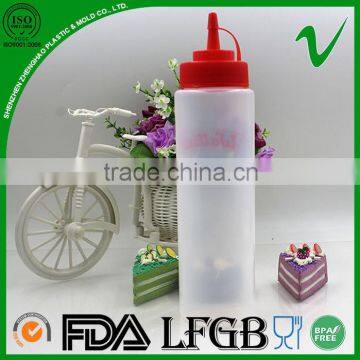 LDPE High Grade Translucent Disposable Plastic Sauce Bottle for Food Packaging photo-2