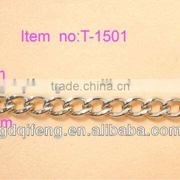 Metal Accessories for Handbags Metal Drag Chain for Suitcase T-1501-10*8*2mm
