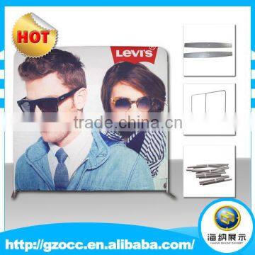 China factory customized wholesale full aluminium frame advertisement posters indoor stage backdrop popular exhibition backgroud