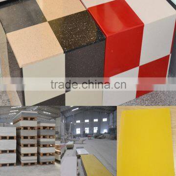Hot sell Warm touch solid surface slab which can use for counter top,dining table and wall decoration