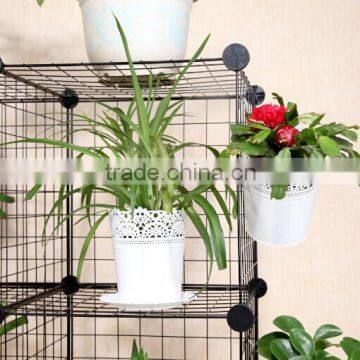 Versatile Grid Wire Iron Modular Shelving Wire Storage Rack photo-2