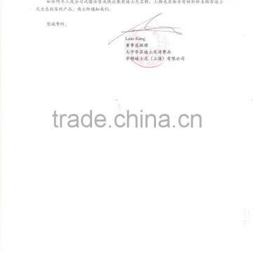 Disney authorization letter