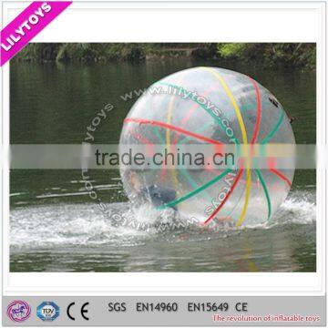 Durable walk on water inflatable ball, giant inflatable ball for kids