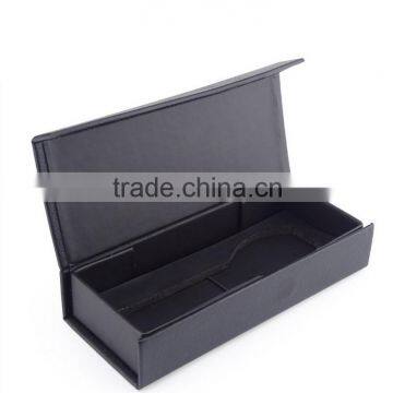 Chinese factories wholesale custom high-grade PU leather jewelry box, black beautiful watch box