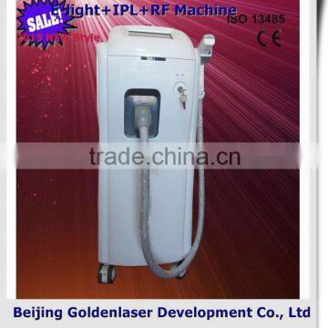 2013 laser tattoo removal slimming machine cavitation E-light+IPL+RF machine laser nd yag 1064 hair removal